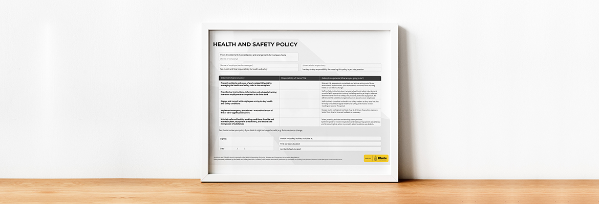 Health and Safety Policy Template