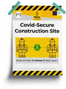 Covid-secure construction poster